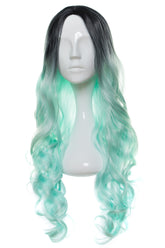 Peruca  Selena Ombre Turcoaz